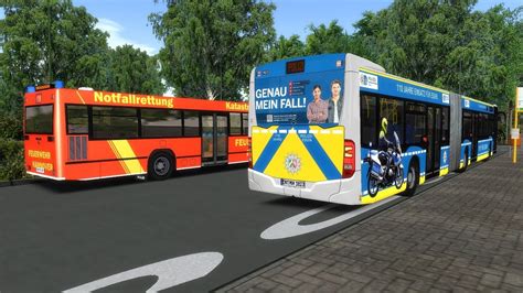 Feuerwehr Und Polizei Mb Citaro G Ruhrbahn Metropole