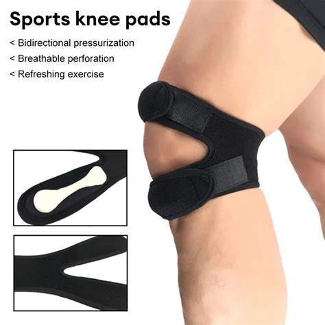 Rodillera Deportiva De Doble R Tula Correa De Rodilla Ajustable Soporte