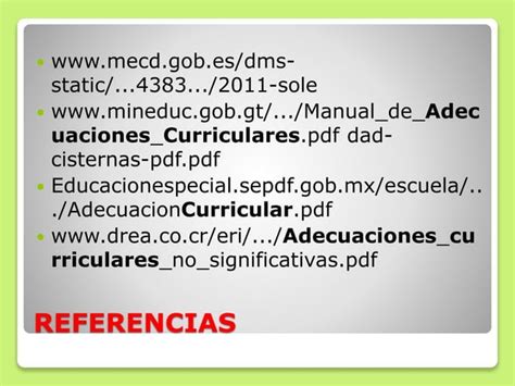 Adecuaciones Curriculares Y Ajustes Razonables Ppt