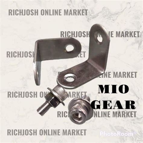 Pcs Mio Gear Stainless Mini Driving Light Mdl Bracket Bracket Only