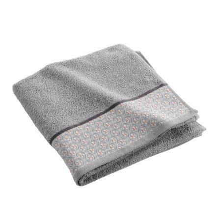 Drap De Douche Jacquard Belina X Cm Gris