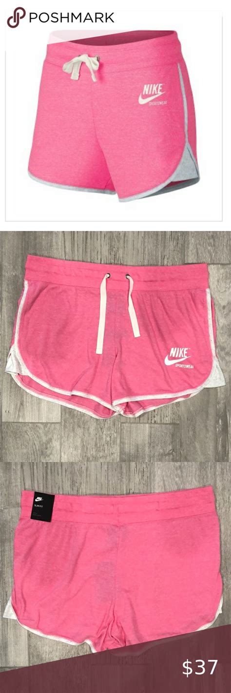 Nike Gym Vintage Colorblock Shorts Spandex Running Shorts Sporty