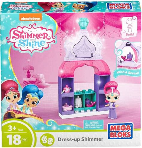 Mega Bloks Shimmer Shine Dress-Up Shimmer Set FBK01 - ToyWiz