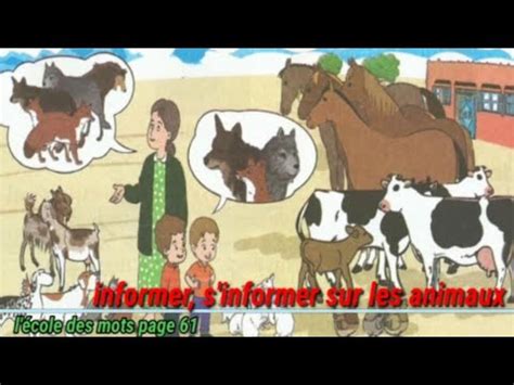 Orale Informer S Informer Sur Les Animaux Unit P Sem