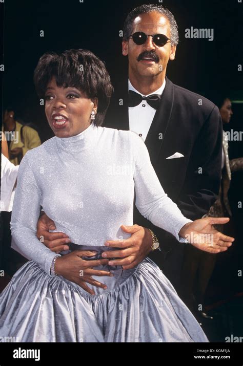 Oprah Winfrey with Stedman Graham pictured at Essence Magazine Awards ...