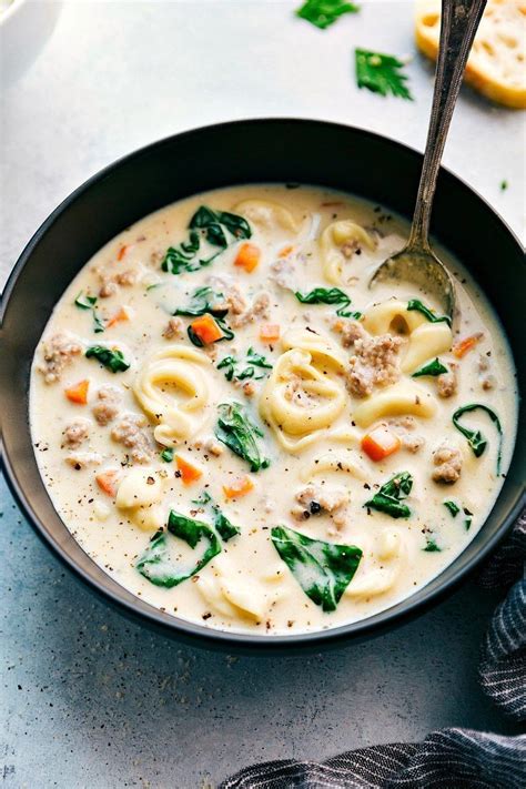 This Creamy Sausage Tortellini Soup Is A 30 Minute Meal That S Easy To