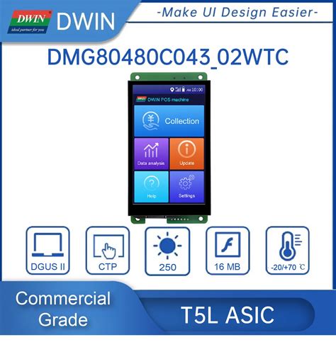 Dwin T L Hmi Intelligent Display Ips X Lcd Module Screen Ttl