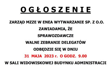 MZZE w Enea Wytwarzanie sp z o o Strona Główna