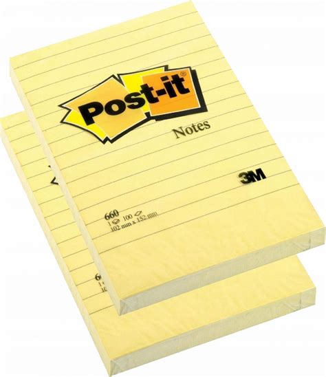 Karteczki Samoprzylepne Post It 100 Karteczek X 2 3M UU009543644