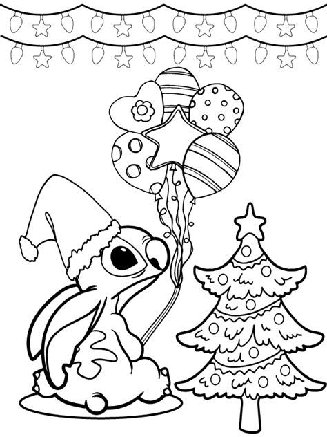 Grand Stitch Christmas coloring page Färbung Seite Kostenlose