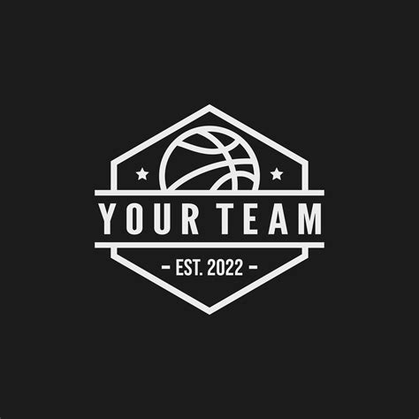 Basketball team emblem logo design vector illustration 19057238 Vector ...