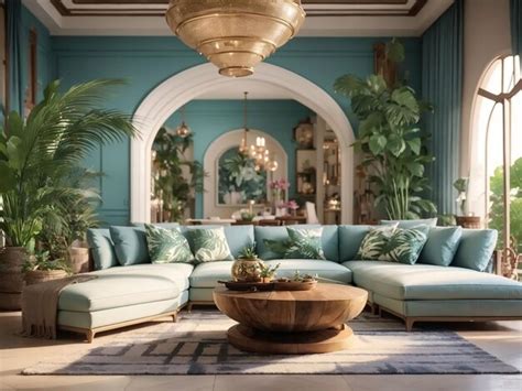 Premium Photo Tropical Interior Luxury Design Of Living Room