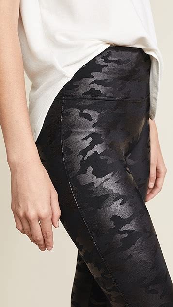 Spanx Faux Leather Camo Leggings Shopbop