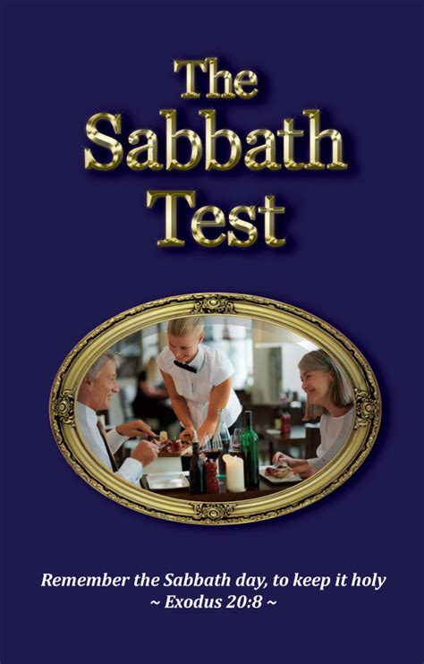 The Sabbath Test The Eternal Church Of God