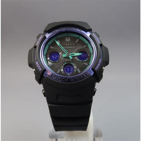 カシオCASIO G SHOCK Gショック ジーショック タフソーラー SPECIAL COLOR AWG M100SBL 1AJF国内