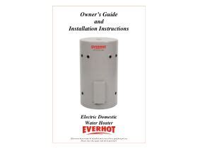 Everhot 160L 3 6kW Single Element Electric Hot Water System V2 From Reece