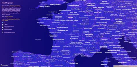 el mapa  te dice  famoso nacio en tu ciudad