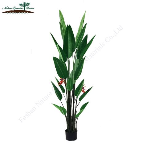 Popular Fake Banana Sky Birds Plant Bedroom Bird Of Paradise Artificial