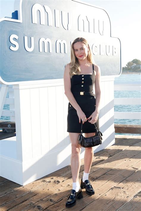 BRIE LARSON At Miu Miu Summer Club Beach Party In Malibu 07 26 2023