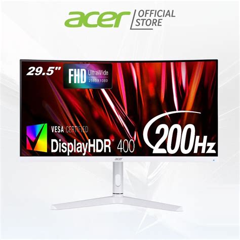 Acer Nitro XZ306C X 29 5 Inches UWFHD Curved Gaming Monitor With 200Hz