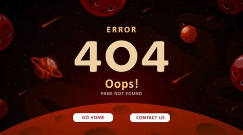 Premium Vector Creative 404 Error Background