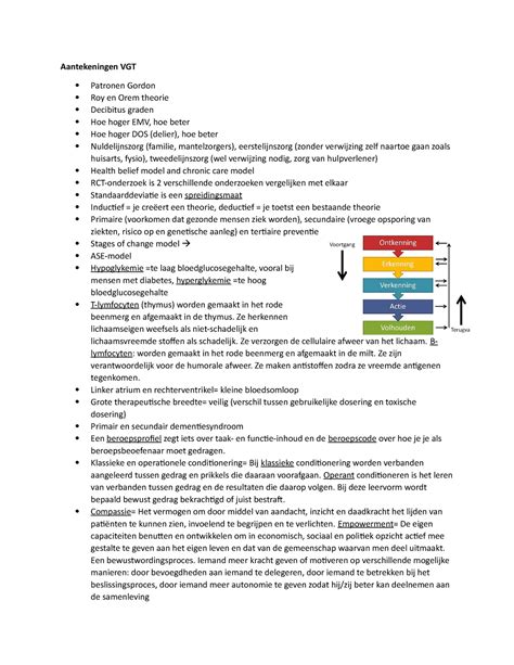 Aantekeningen VGT Aantekeningen VGT Patronen Gordon Roy En Orem
