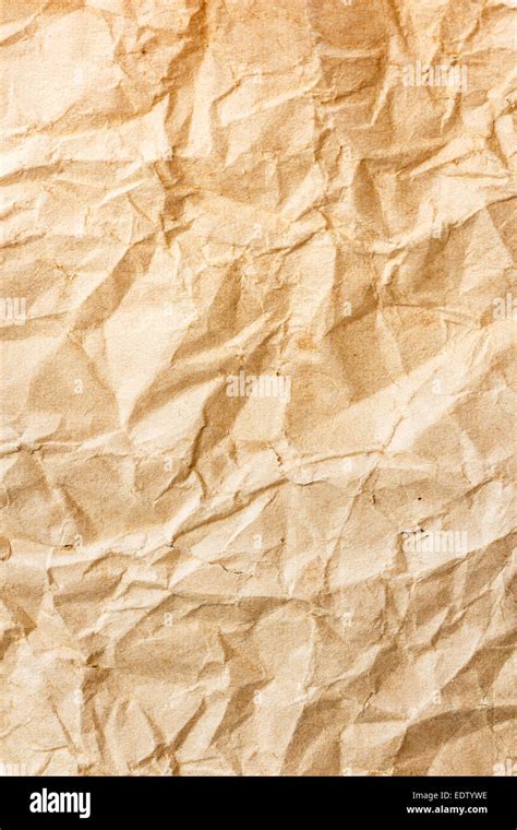 Old Crumpled Paper Paper Texture Hi Res Stock Photography And Images