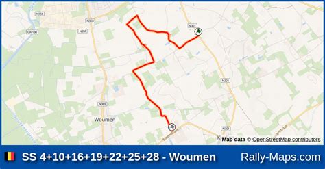 Ss Woumen Stage Map Uren Van De Westhoek