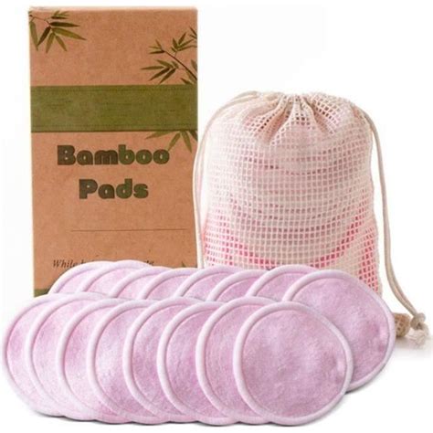 Tampons D Maquillants Fibre De Bambou Disques Coton Demaquillant