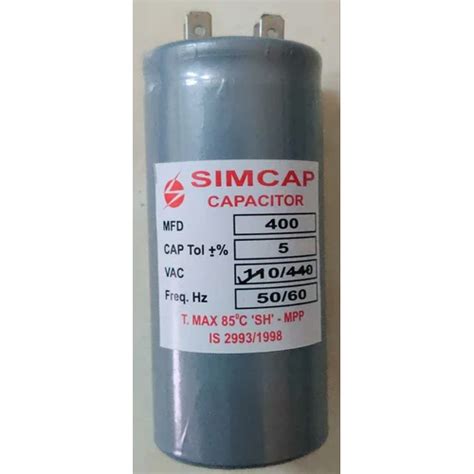 Mfd Vac Simcap Motor Start Capacitor At Best Price In Ahmedabad