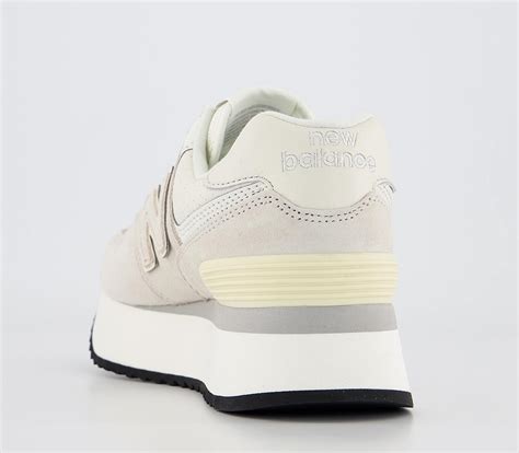 New Balance 574 Platform Trainers Ceramic White Women S Platform Heels