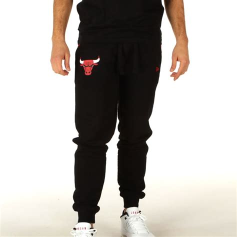 New Era Chicago Bulls Blk Pantalón Tip Off Flc Track Pant