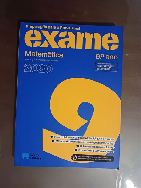 Livro de preparação para o exame final de Matemática 9 ano Vila