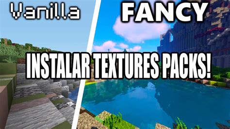 Como Instalar Texture Pack En Minecraft Poner Packs De