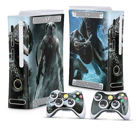 Xbox 360 Fat Skin Skyrim Pop Arte Skins