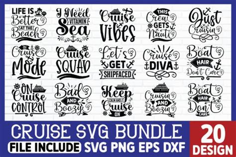 Cruise Svg Bundle Graphic By Creative Designer 300 · Creative Fabrica