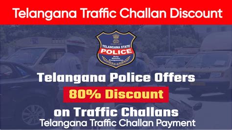 Telangana Traffic Challan Discount:Huge relief of up to 90% on pending traffic challans