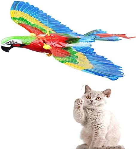 CAVLA Flying Bird Cat Toy Hanging Line Parrot Flying Toy Simulation