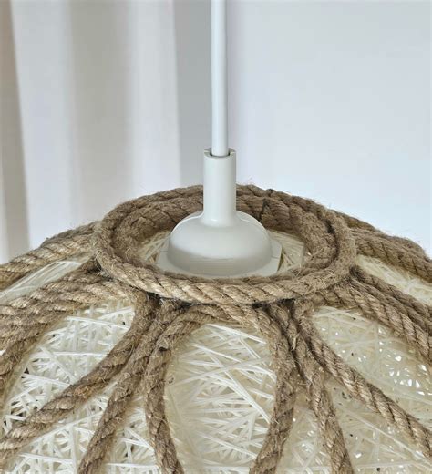 Hot Air Balloon Hanging Lamp Customizable Linen And Jute Light Fixture Etsy Hot Air Balloon