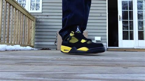 Featured Fit Vid Air Jordan Thunder 4 Outfit On Feet Youtube