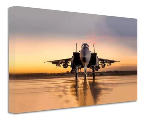 Cuadro Avión Caza Top Gun Canvas Grueso Cjt14 90x60 Cuotas sin interés