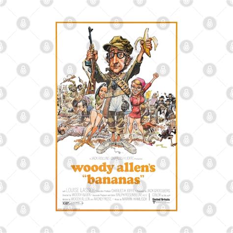 Bananas Movie Poster - Woody Allen - T-Shirt | TeePublic