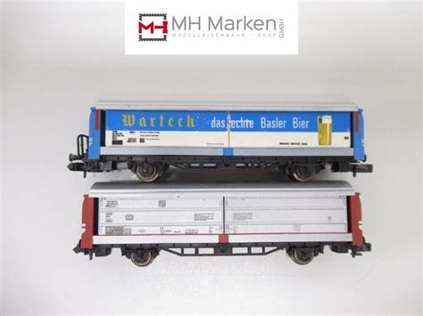 Fleischmann 8335 8337 gedeckte Güterwagen DC Spur N Kaufen auf Ricardo