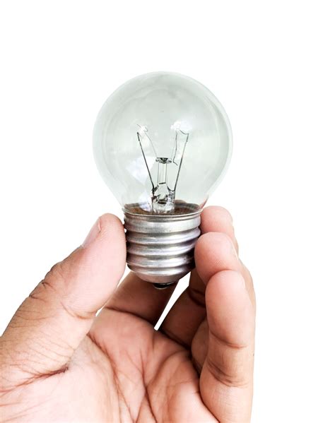 Hand Holding Light Bulb Isolated Png