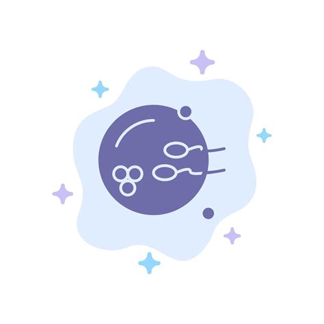 Fertile Procreation Reproduction Sex Blue Icon On Abstract Cloud Background 18031623 Vector Art