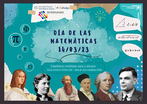 Ya Tenemos Ganador Del I Concurso Día Internacional De Las Matemáticas Ies MarÍa Blasco