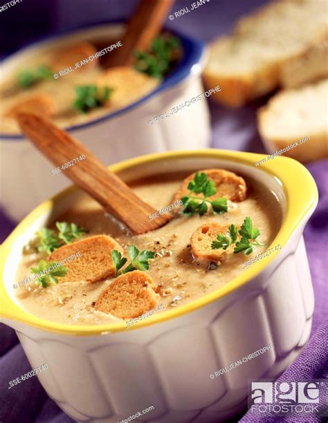 Boletus mushroom soup, Stock Photo, Picture And Rights Managed Image ...