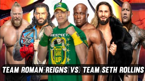 Brock Lesnar Roman Reigns John Cena Vs Bobby Lashley Seth Rollins