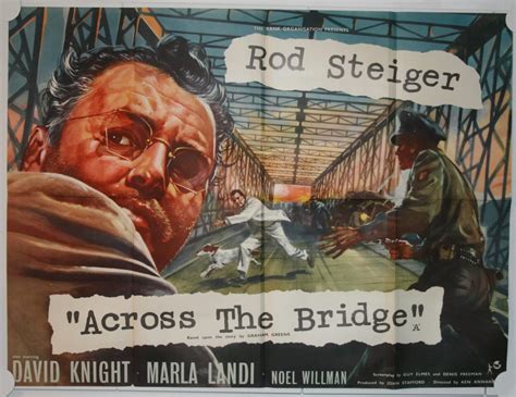 Across The Bridge Original British Film Poster - Blue Robin Collectables