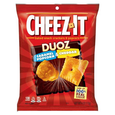 Cheez It Duoz Caramel Popcorn & Cheddar 113g – Authentic Ja Foods